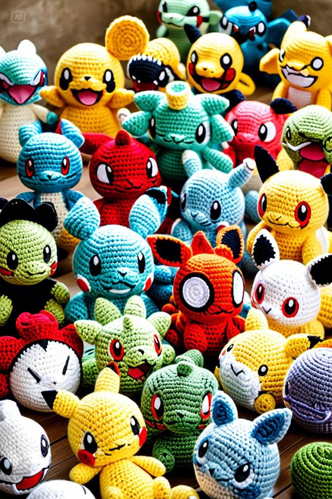 free crochet patterns pokemon
